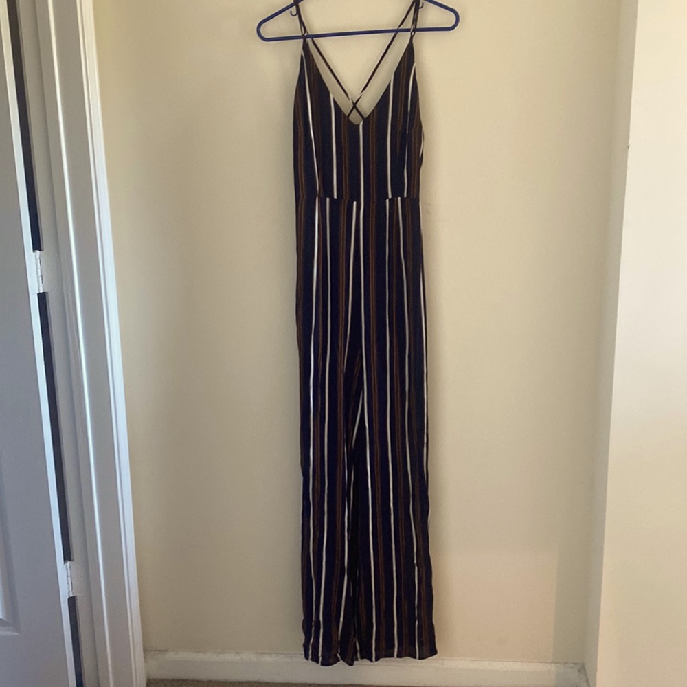 Aakaa jumpsuit with leg slits